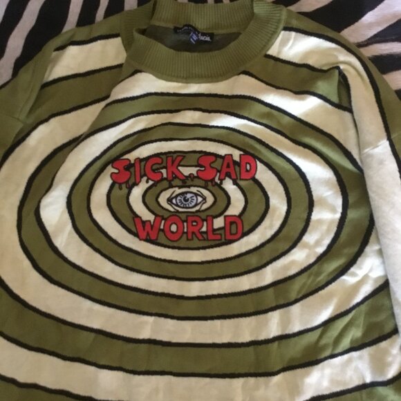 Dolls Kill  X Daria collection sweater size XXL New Oversized - Picture 2 of 3